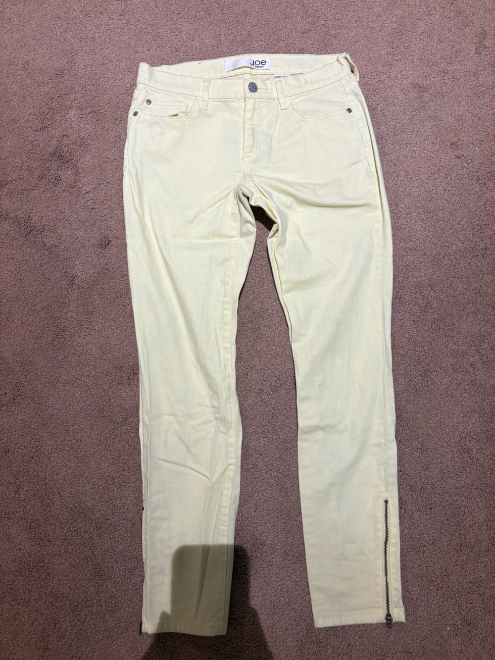 Joe Fresh yellow Skinny Jeans size 2